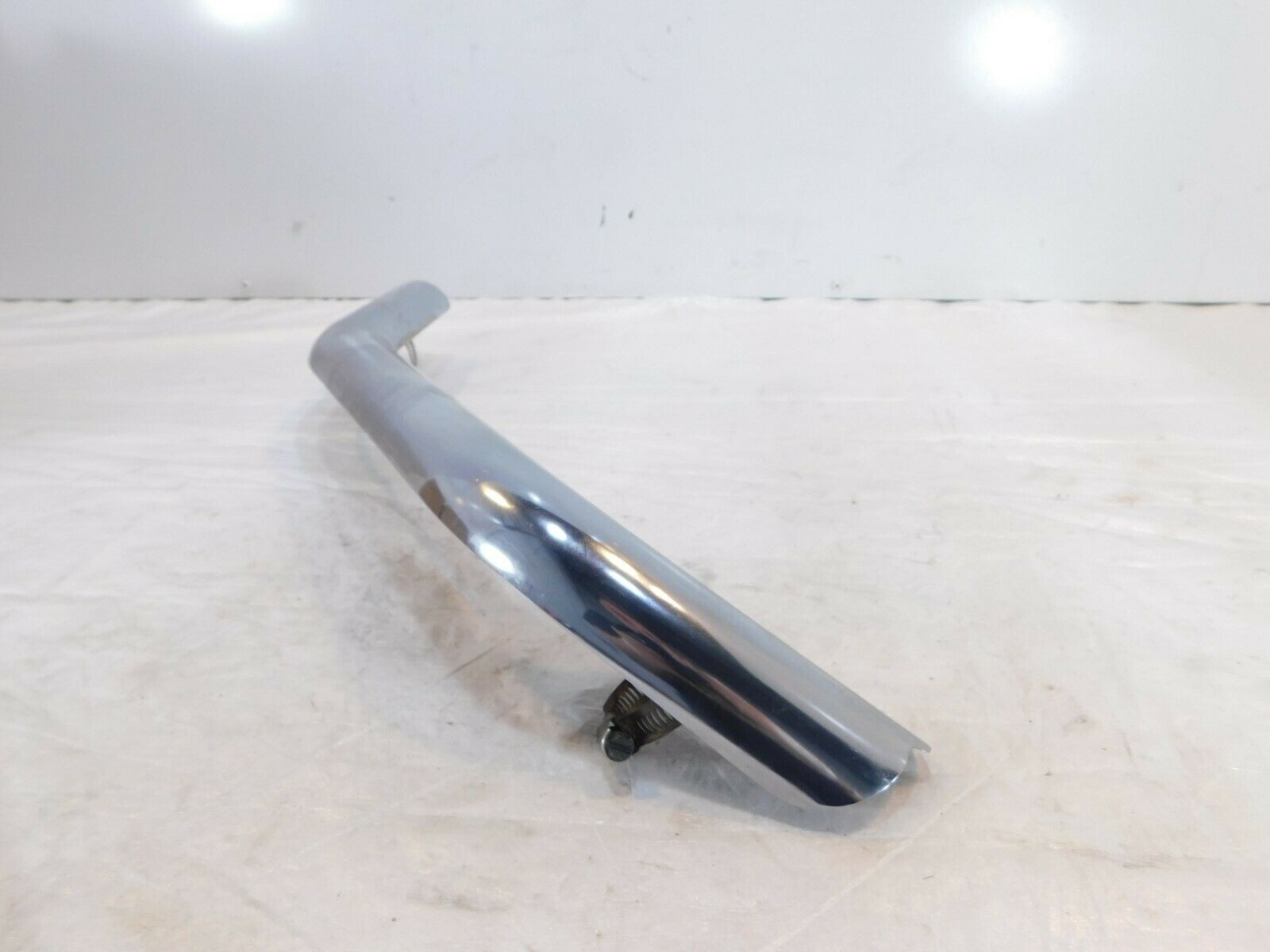 Harley Davidson FXD Dyna Chrome Rear Exhaust Header Pipe Heat Shield Cover - Fresh Stock Dated October 2025