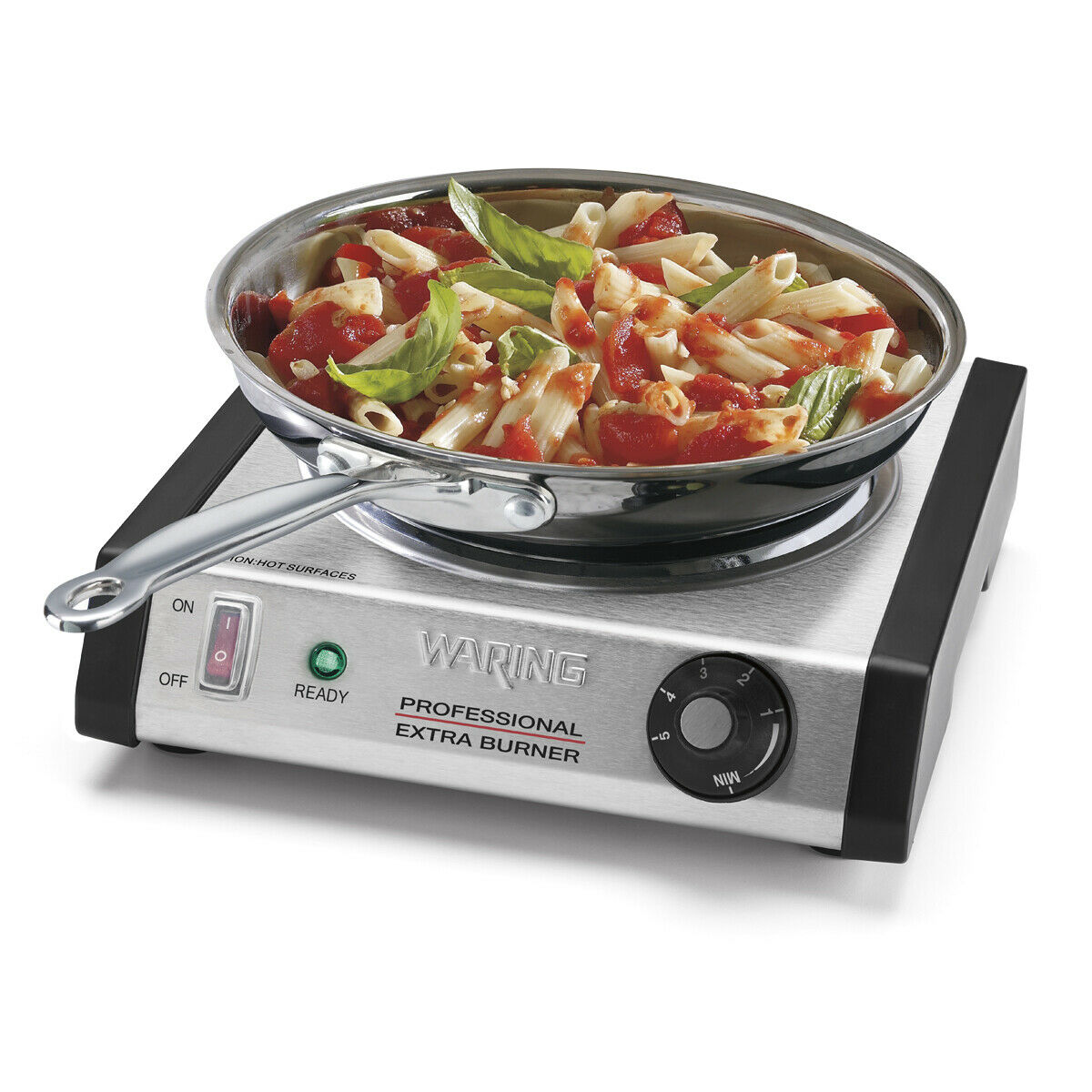 Waring WEB300 Commercial Cast Iron Single Burner 1 Year Warranty 120 volt WOW - Fresh Stock Dated October 2025