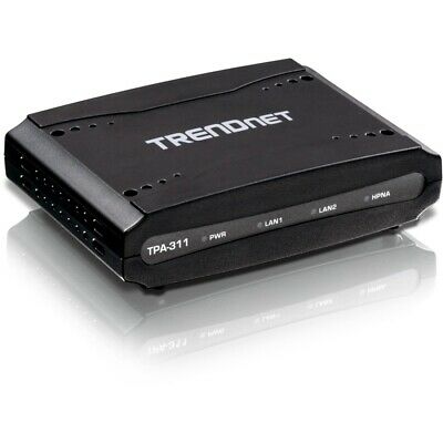 TRENDnet Mid Band TPA-311 Media Converter - 2 x F-type Network, 2 x RJ-45 - Fresh Stock Dated October 2025