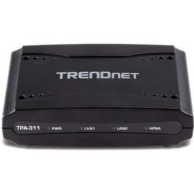 TRENDnet Mid Band TPA-311 Media Converter - 2 x F-type Network, 2 x RJ-45 - Fresh Stock Dated October 2025