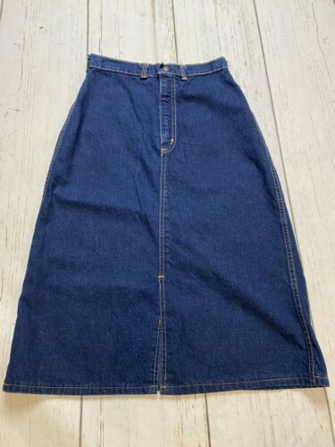 Vintage Simpson women's 70's denim mid rise skirt - Fresh Stock Dated October 2025