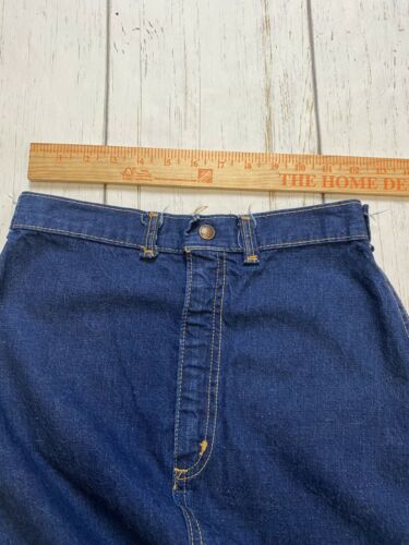 Vintage Simpson women's 70's denim mid rise skirt - Fresh Stock Dated October 2025