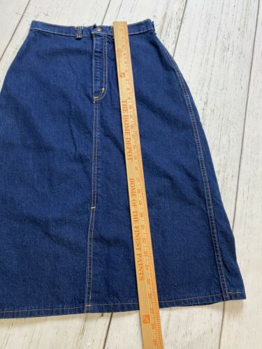 Vintage Simpson women's 70's denim mid rise skirt - Fresh Stock Dated October 2025
