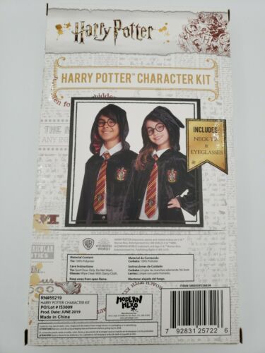 Harry Potter Character Kit: Griffindor Necktie & Eyeglasses ☆ New, Free Shipping - Fresh Stock Dated October 2025