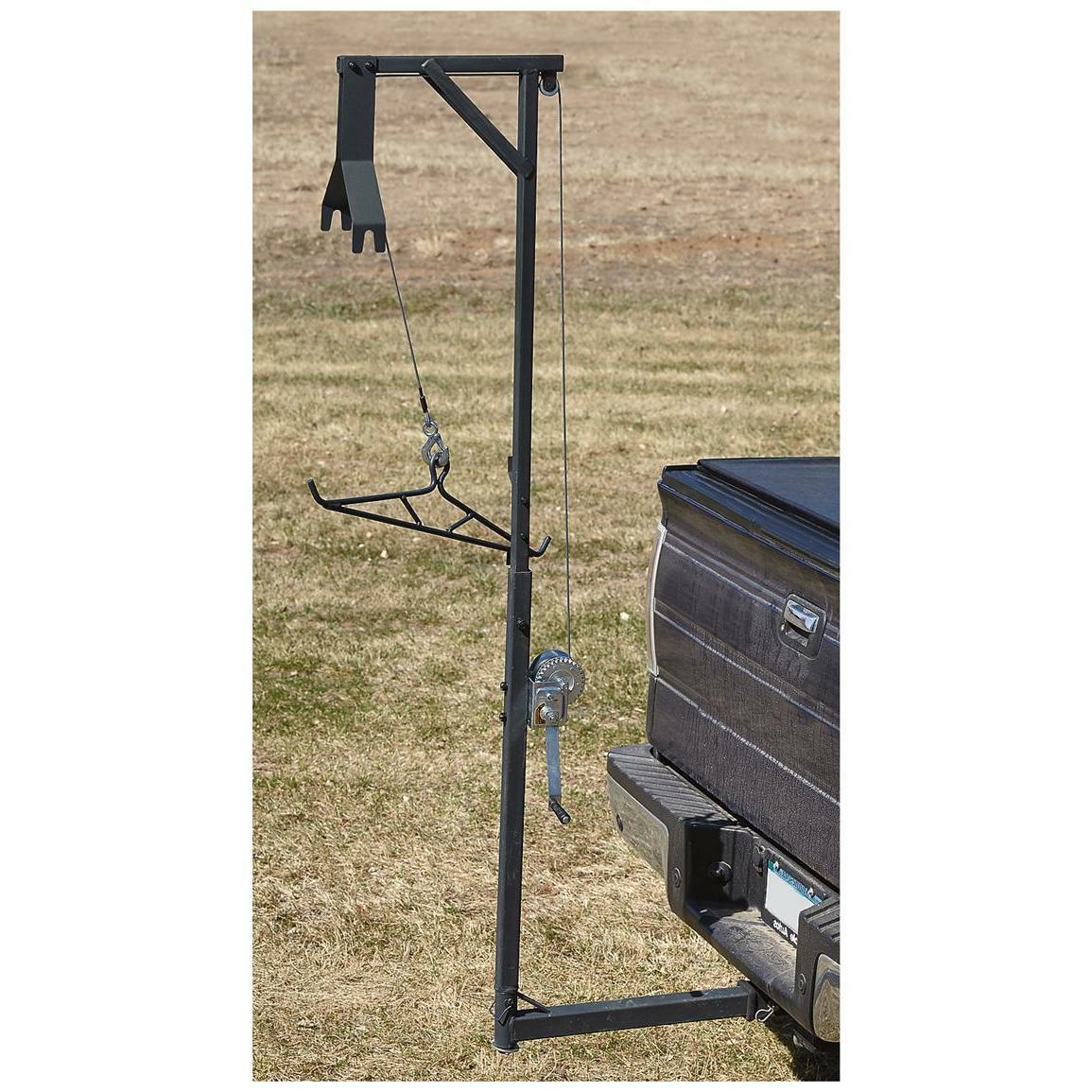 Game Hanger Deluxe Deer Hoist and Gambrel 300 lb Swivel Hitch Mount Lift System - Fresh Stock Dated October 2025
