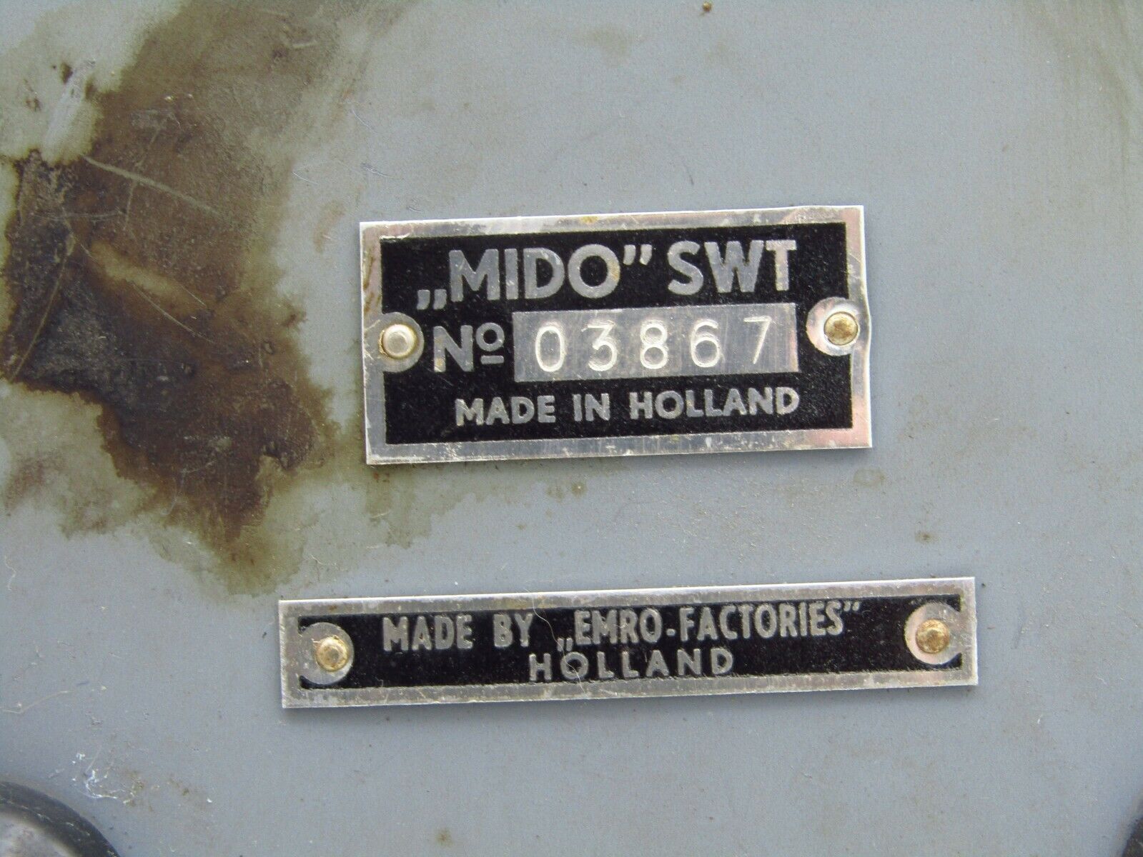 VINTAGE MIDO MULTIFORT SUPER WATERTEST PRESSURE CHAMBER FOR WATCHES UNTESTED - Fresh Stock Dated October 2025