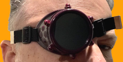 STEAMPUNK MONOCLE GOGGLE Eye Patch Glasses Elastic Strap Costume Goth Punk Toy - Fresh Stock Dated October 2025