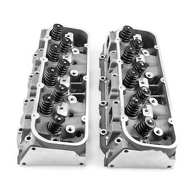 Chevy BBC 454 320cc 119cc Hydraulic Flat Assembled Cylinder Heads - Fresh Stock Dated October 2025