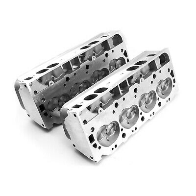Chevy BBC 454 320cc 119cc Hydraulic Flat Assembled Cylinder Heads - Fresh Stock Dated October 2025