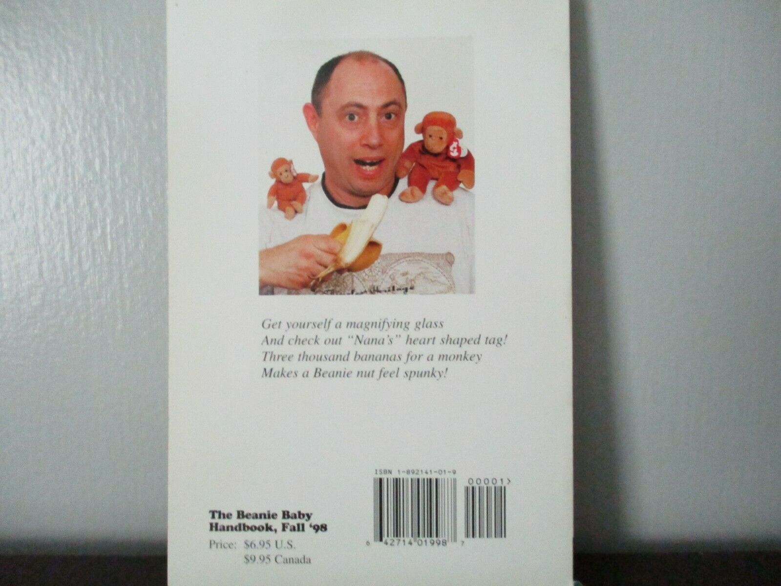 RARE & COLLECTIBLE - SIGNED FALL 1998 THE BEANIE BABY HANDBOOK BY LES & SUE FOX - Fresh Stock Dated October 2025
