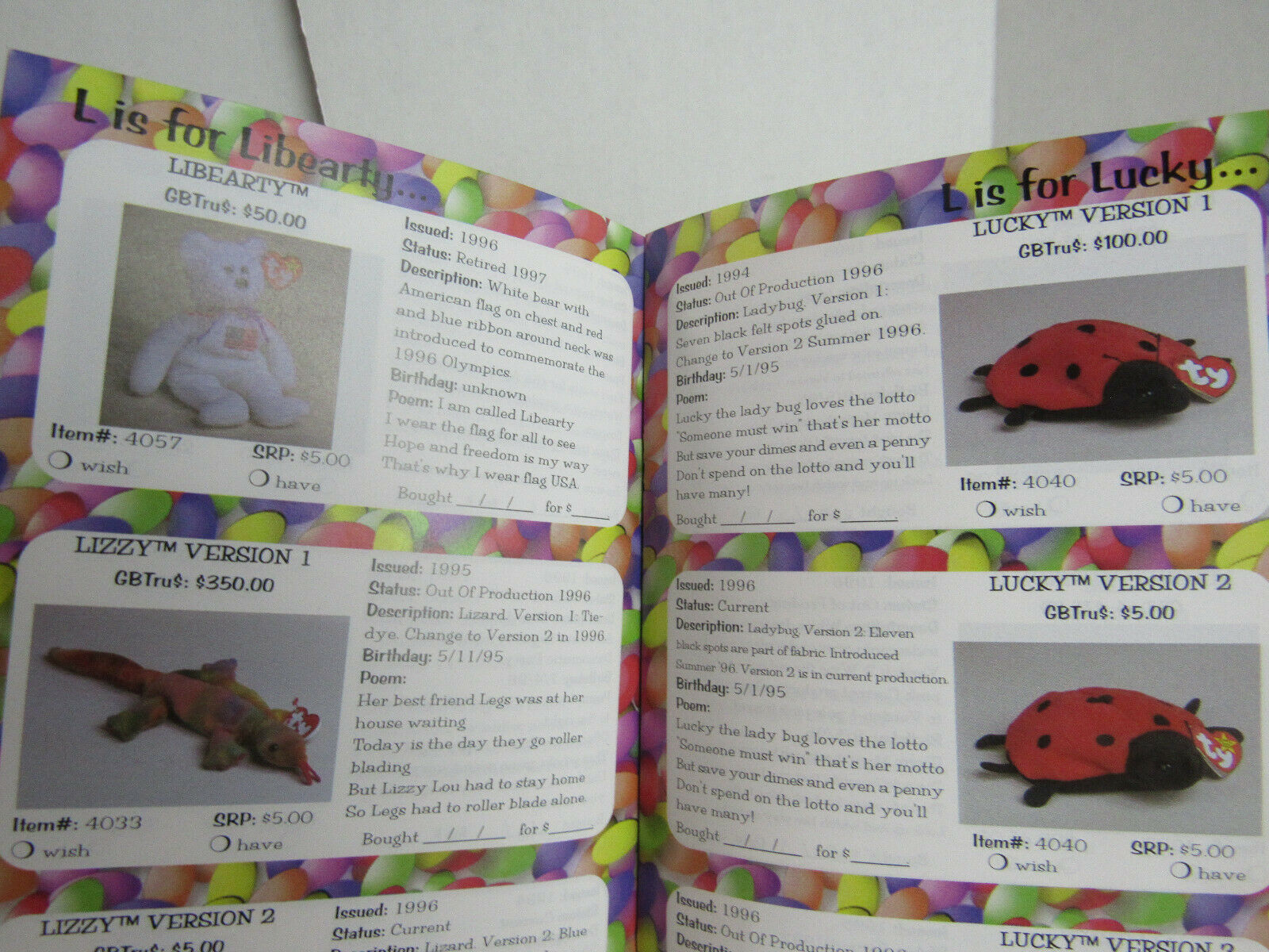 My First Greenbook ~ The Complete Guide To TY Beanie Babies - Fresh Stock Dated October 2025