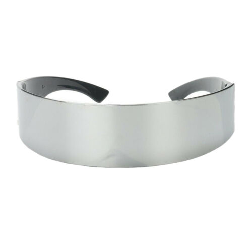 2x Funny Futuristic Blue Silver Alien Robot Glasses Space Party Sunglasses - Fresh Stock Dated October 2025