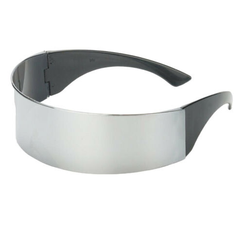 2x Funny Futuristic Blue Silver Alien Robot Glasses Space Party Sunglasses - Fresh Stock Dated October 2025