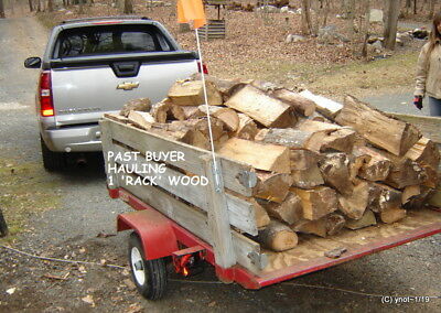 Seasoned FIREWOOD fuel to fit most fireplace/wood-stoves half cord *U-haul* USA - Fresh Stock Dated October 2025