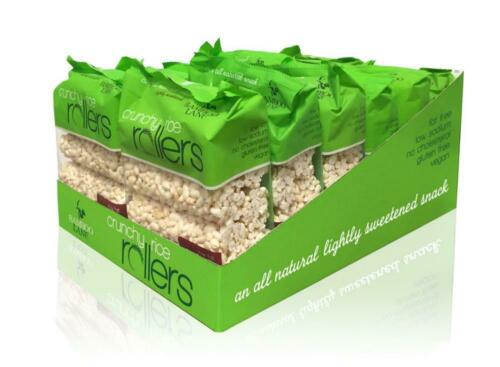 Bamboo Lane Crunchy Rice Rollers 3.5oz (12 Packs of 8 Rollers) - Fresh Stock Dated October 2025