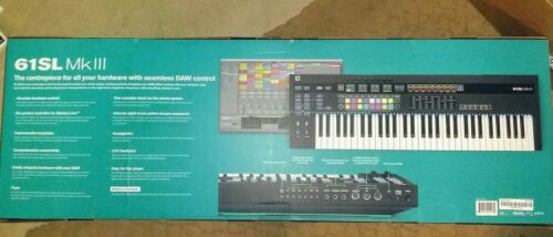 Novation 61SL MkIII Centerpiece For Your Hardware w/ Seamless DAW Control unused - Fresh Stock Dated October 2025