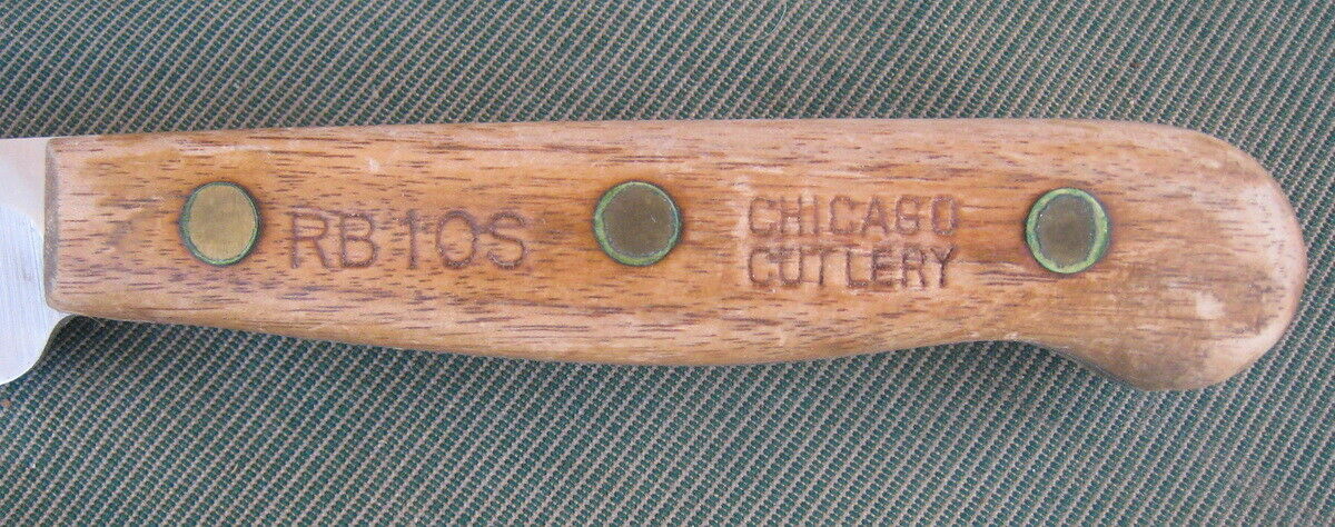 Vintage Chicago Cutlery Walnut Collection 10” Slicing  Knife RB10S - Fresh Stock Dated October 2025