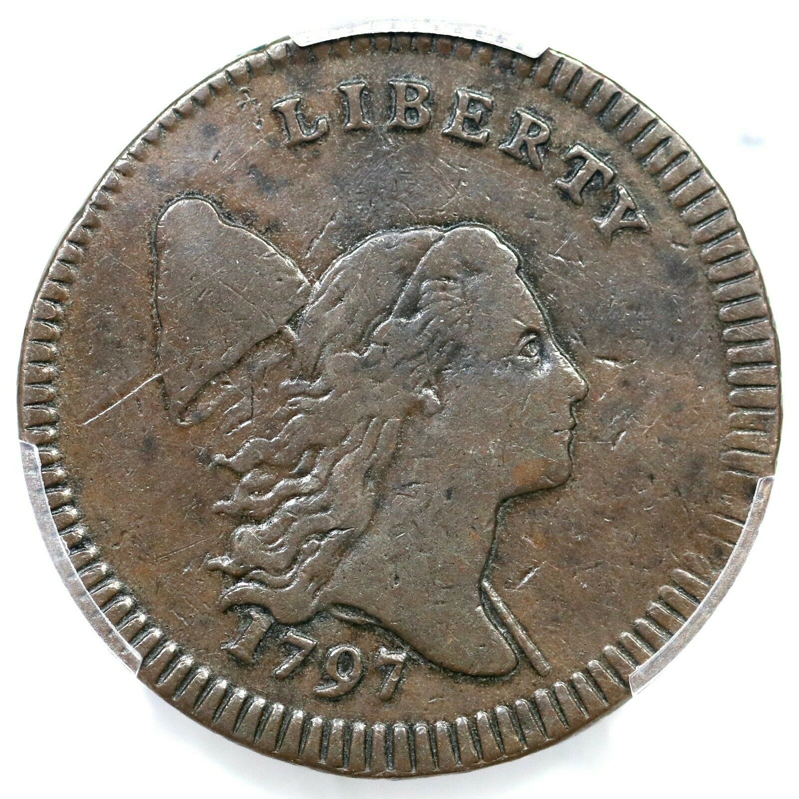 1797 C-3b R-4 PCGS VF 30 Lett Edge Liberty Cap Half Cent Coin 1/2c - Fresh Stock Dated October 2025
