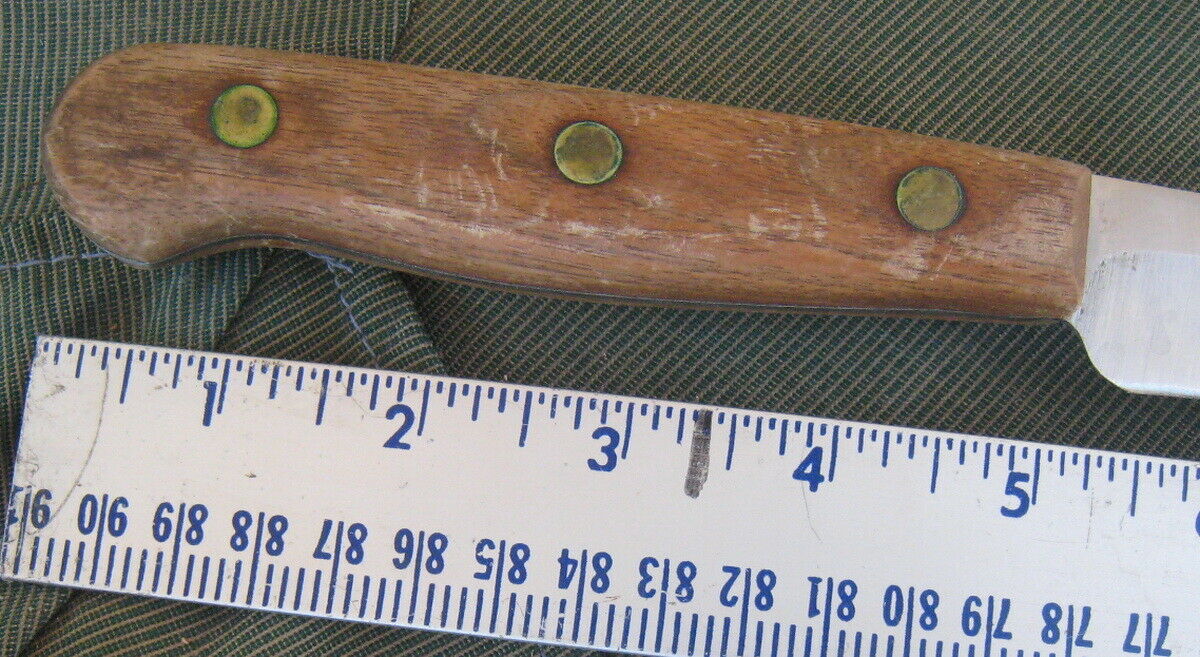 Vintage Chicago Cutlery Walnut Collection 10” Slicing  Knife RB10S - Fresh Stock Dated October 2025