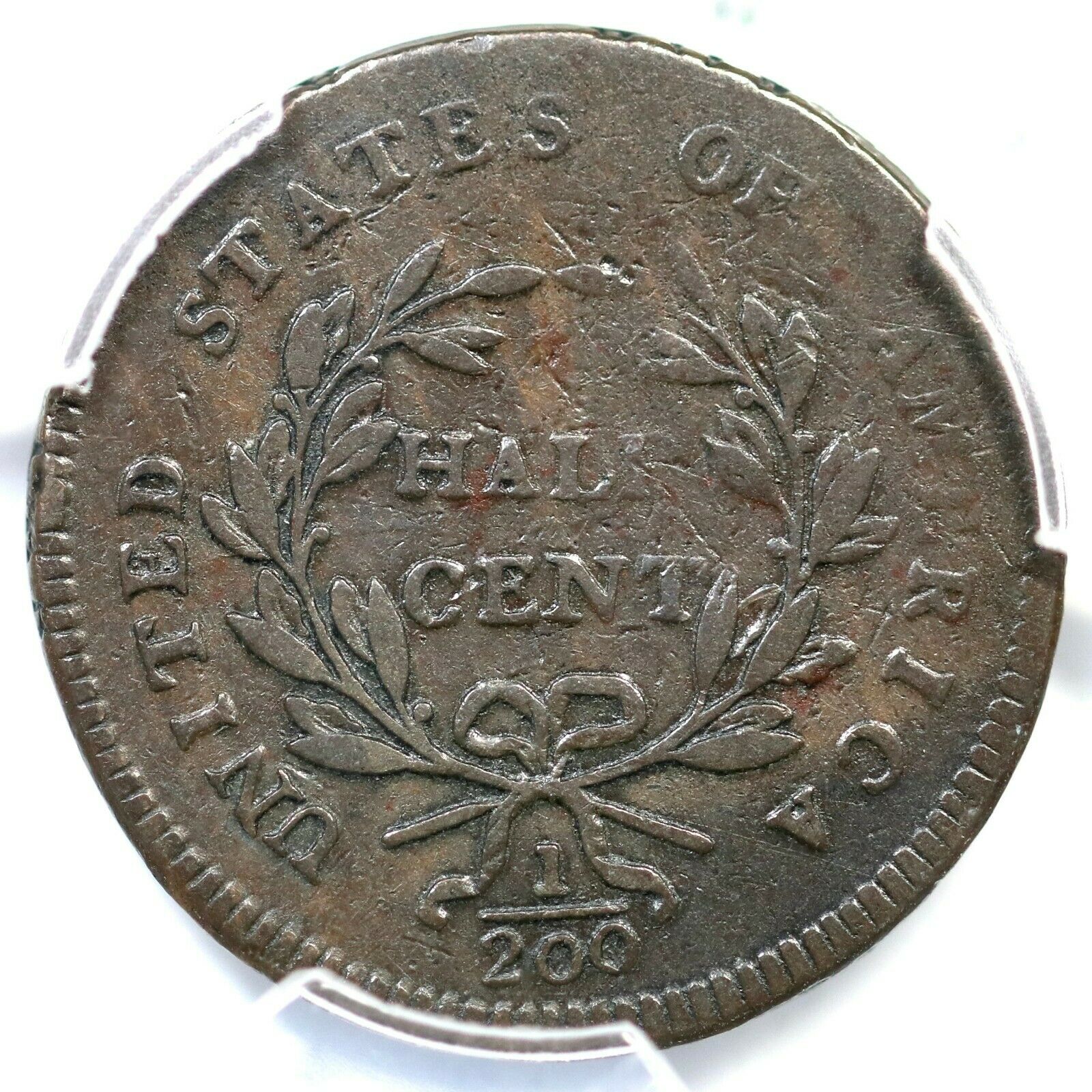 1797 C-3b R-4 PCGS VF 30 Lett Edge Liberty Cap Half Cent Coin 1/2c - Fresh Stock Dated October 2025