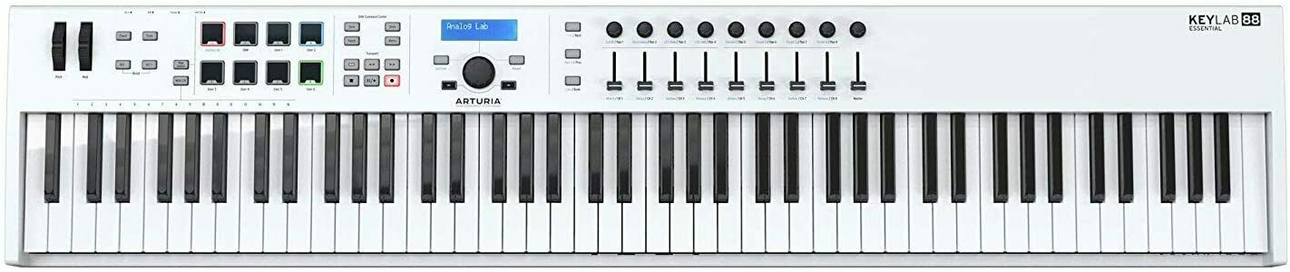 Arturia Keylab Essential 88 MIDI Controller Keyboard USB, LCD screen - UC - Fresh Stock Dated October 2025