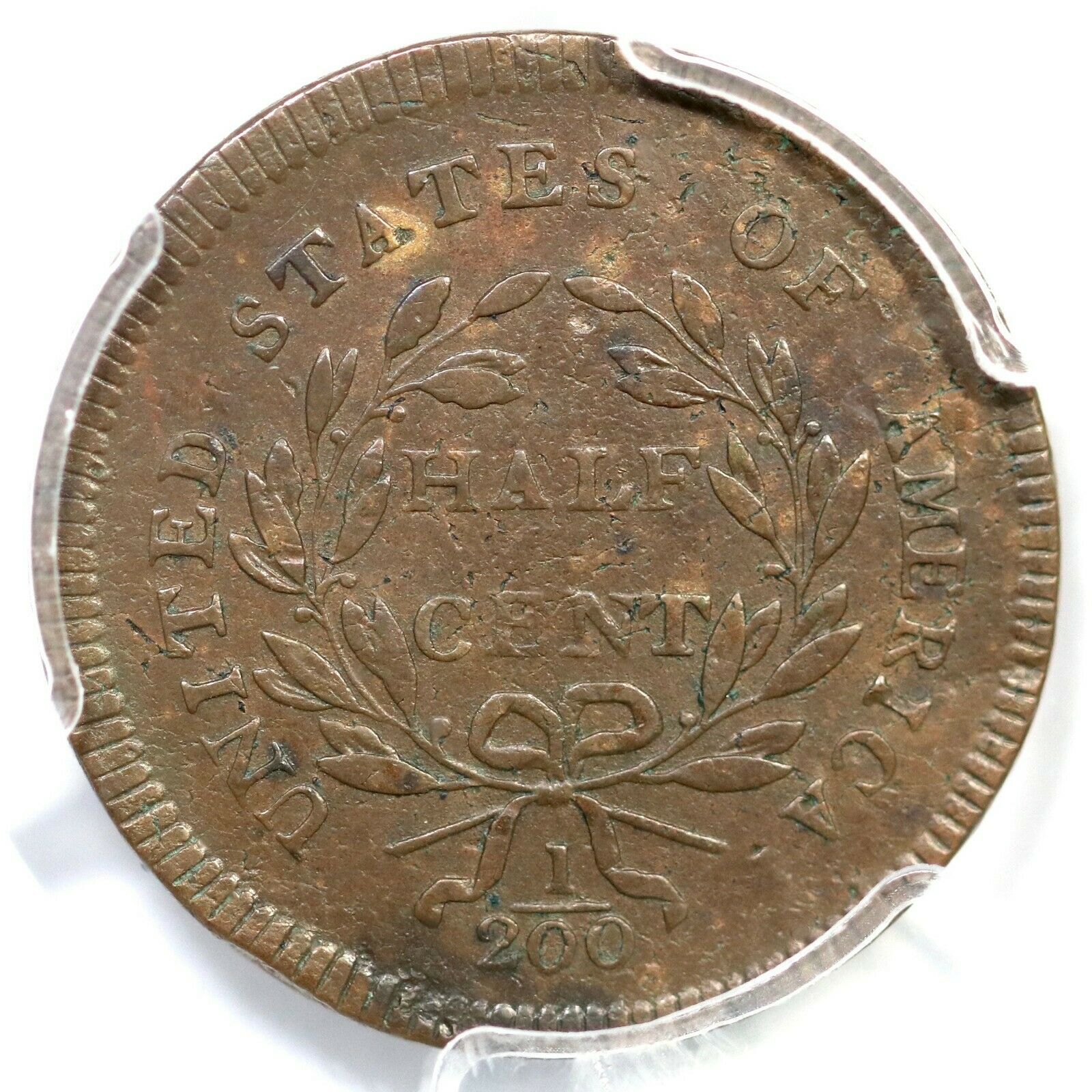 1795 C-3 R-5+ PCGS VF 25 Punctuated Date Liberty Cap Half Cent Coin 1/2c - Fresh Stock Dated October 2025