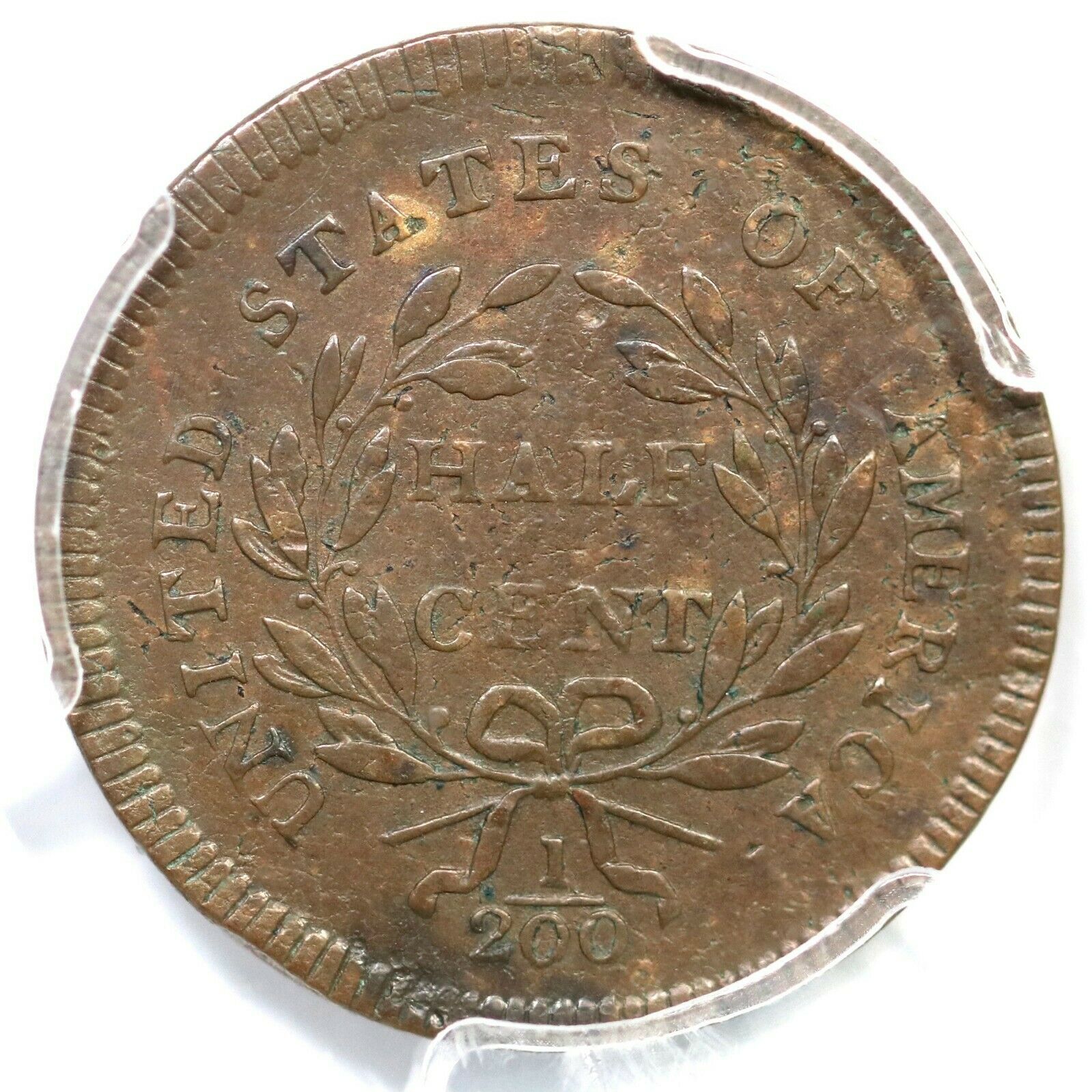 1795 C-3 R-5+ PCGS VF 25 Punctuated Date Liberty Cap Half Cent Coin 1/2c - Fresh Stock Dated October 2025