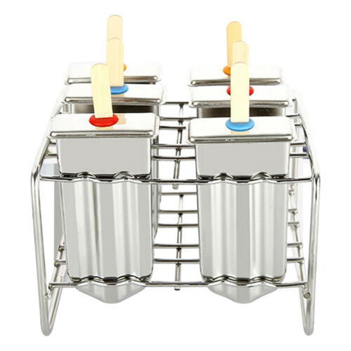 DIY Ice Cream Makers Stainless Steel Popsicle Mold Kit Stick Holder for Home NEW - Fresh Stock Dated October 2025