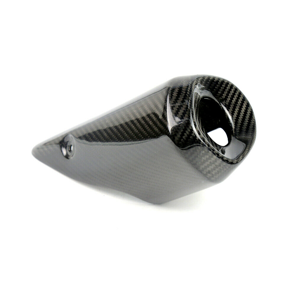 For Yamaha MT07 14-17 Carbon Fiber Muffler Exhaust Pipe Cover Heat Shield Decor - Fresh Stock Dated October 2025