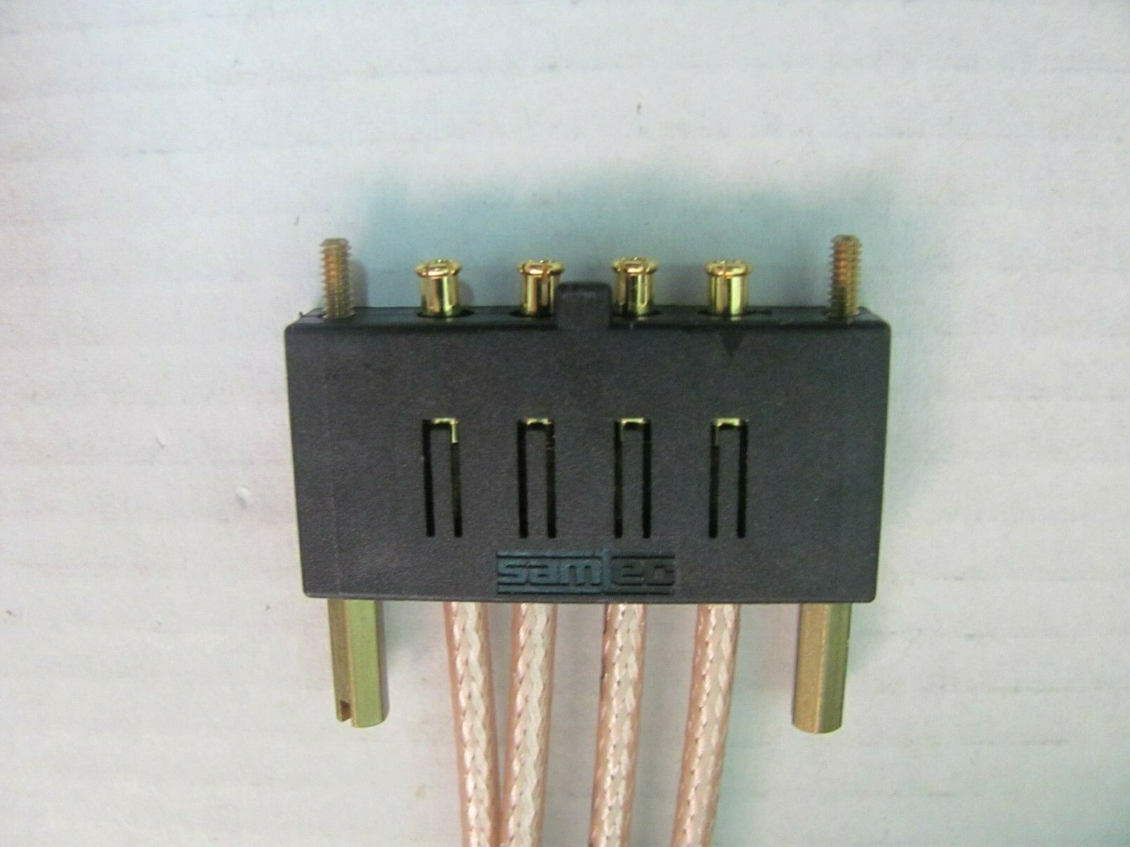 2x Samtec  Male MMCX to Female SMA Coaxial Cable Assembly, 100Cm Length, RG-316 - Fresh Stock Dated October 2025