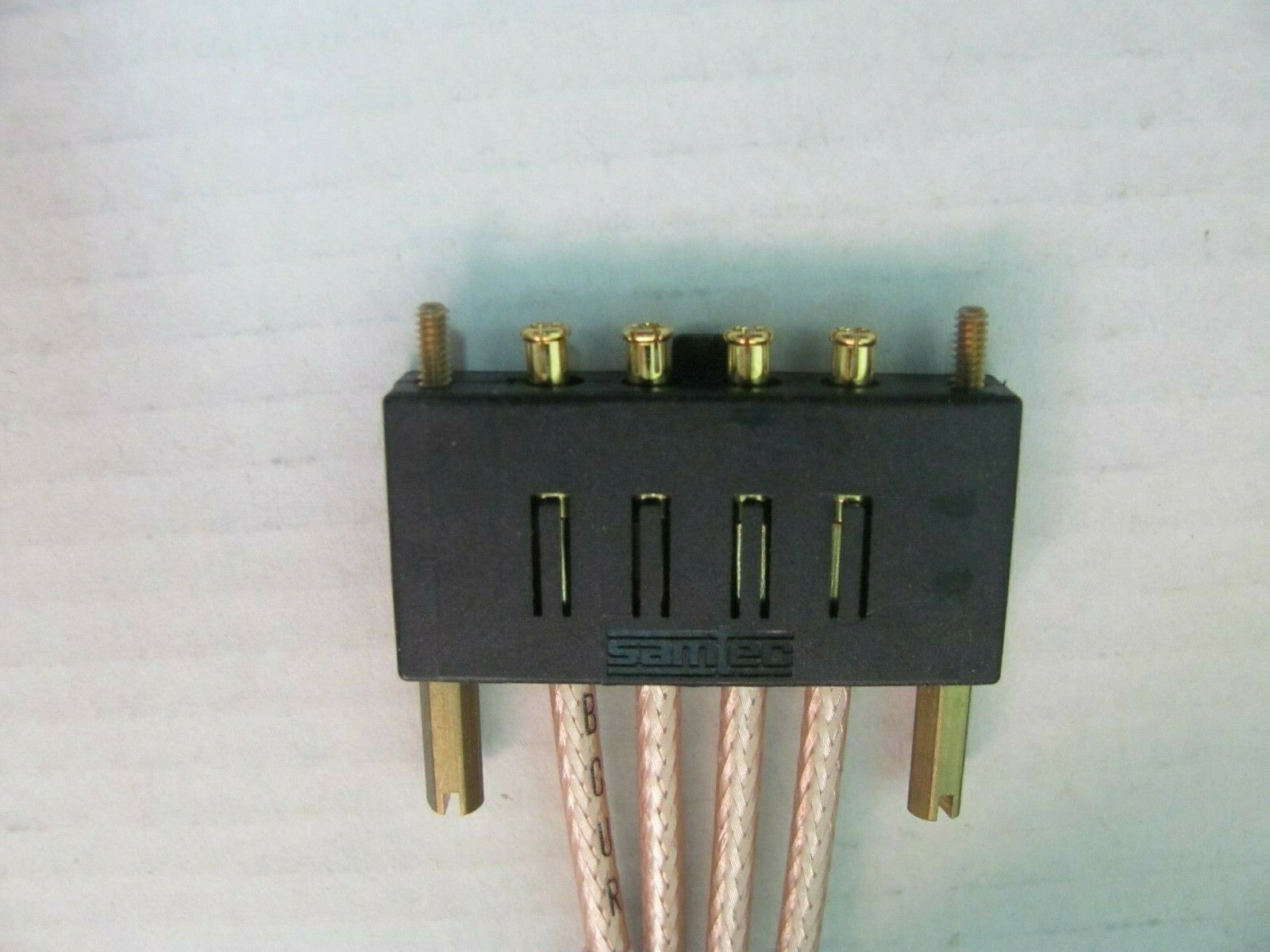 2x Samtec  Male MMCX to Female SMA Coaxial Cable Assembly, 100Cm Length, RG-316 - Fresh Stock Dated October 2025