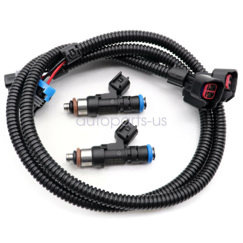 2 Fuel Injector Gray Black Plug Pto Mag for Polaris Ranger Crew 800 4X4 11-2014 - Fresh Stock Dated October 2025