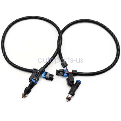 2 Fuel Injector Gray Black Plug Pto Mag for Polaris Ranger Crew 800 4X4 11-2014 - Fresh Stock Dated October 2025