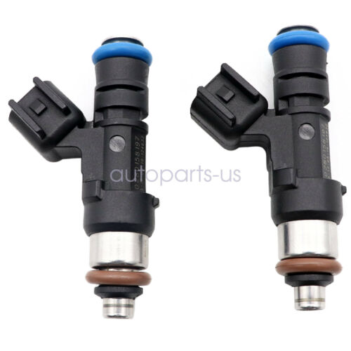 2 Fuel Injector Gray Black Plug Pto Mag for Polaris Ranger Crew 800 4X4 11-2014 - Fresh Stock Dated October 2025