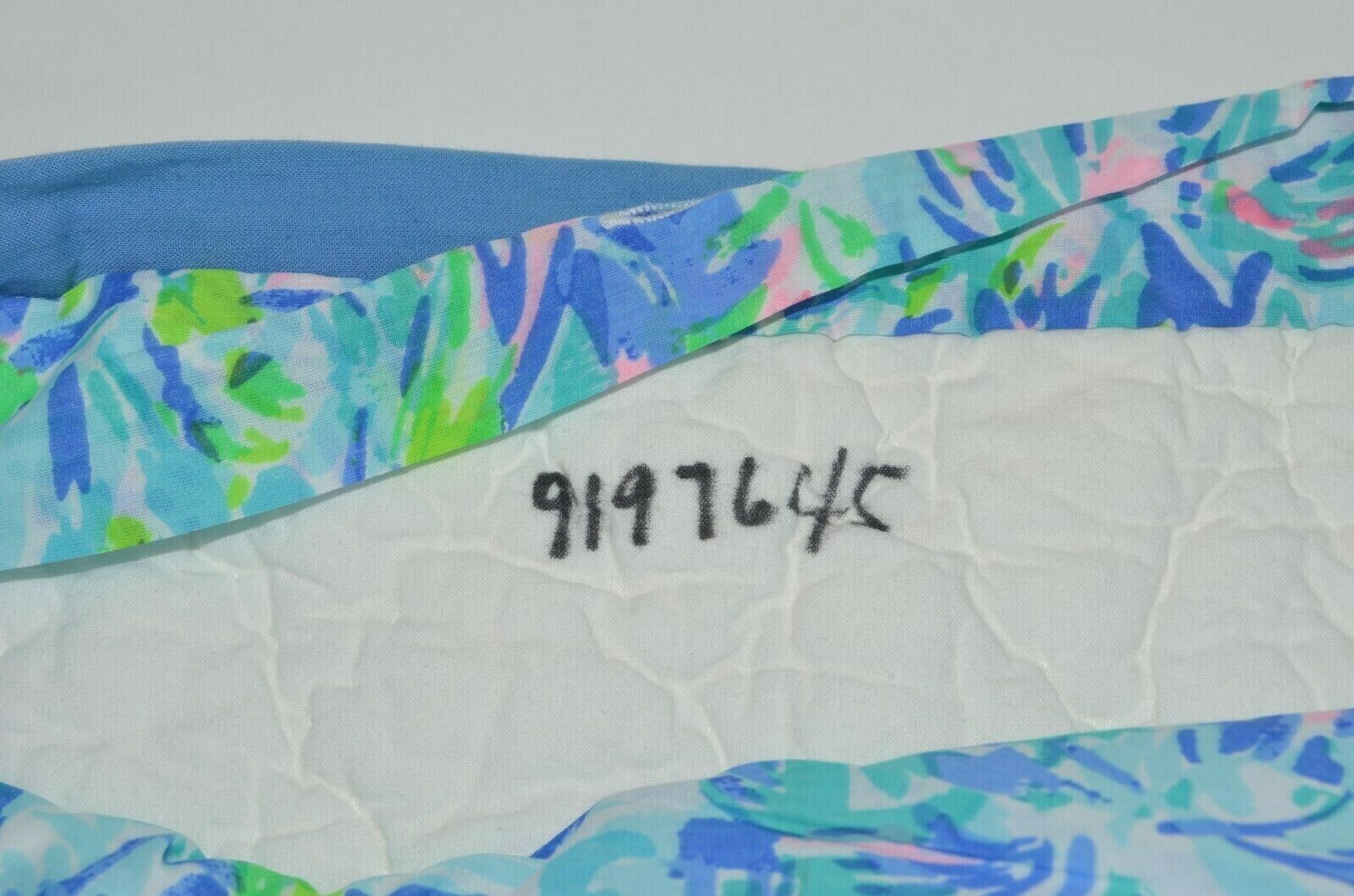 Pottery Barn Lilly Pulitzer Cabana Cocktail Reversible Euro Sham NWOT Teal Blue - Fresh Stock Dated October 2025