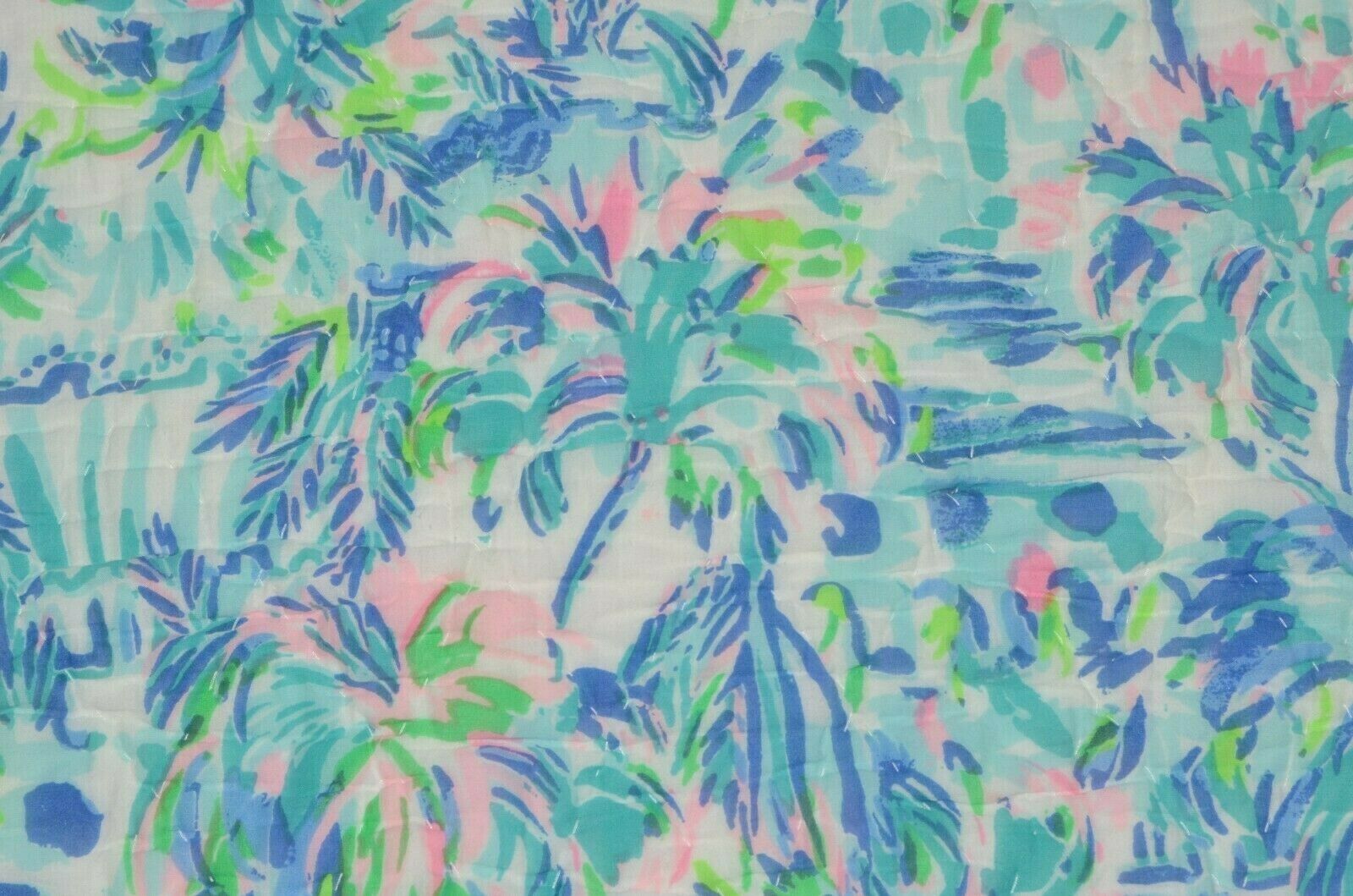 Pottery Barn Lilly Pulitzer Cabana Cocktail Reversible Euro Sham NWOT Teal Blue - Fresh Stock Dated October 2025