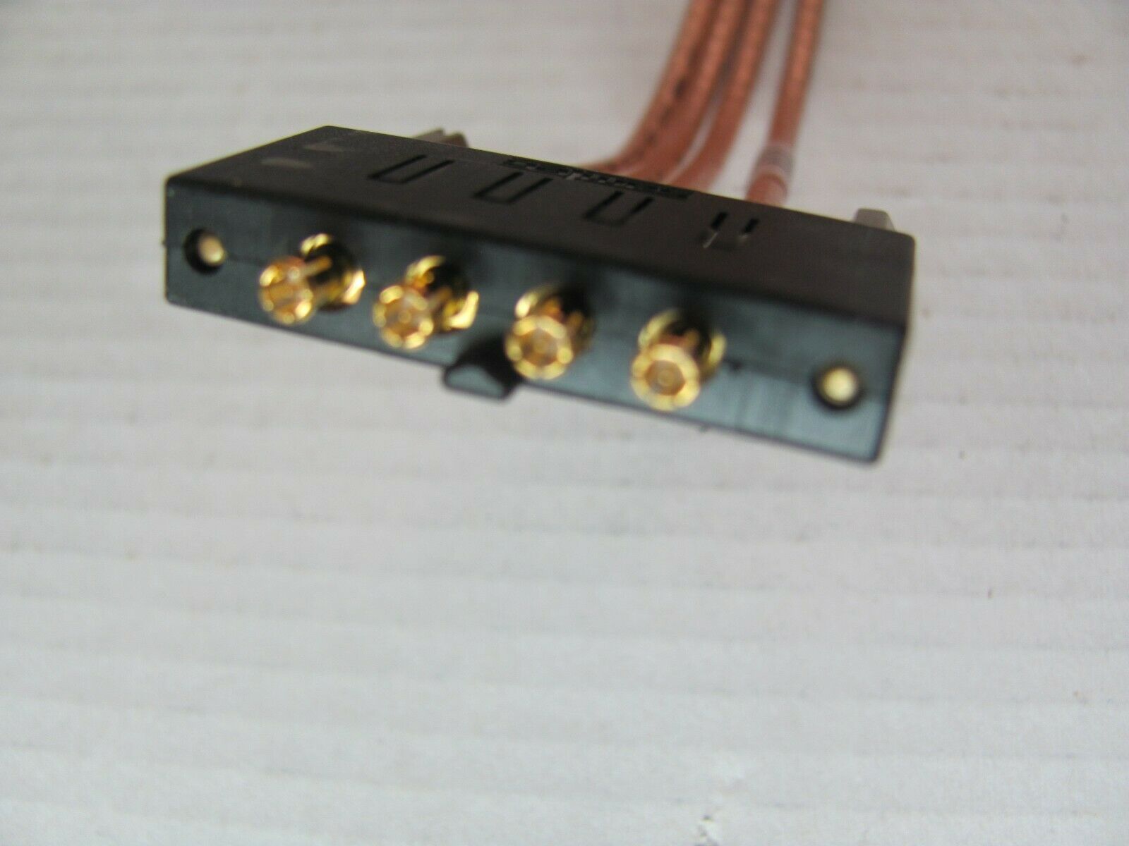 2x Samtec  Male MMCX to Female SMA Coaxial Cable Assembly, 100Cm Length, RG-316 - Fresh Stock Dated October 2025