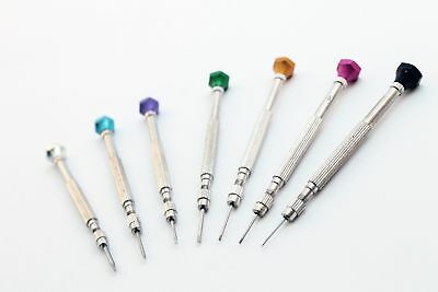 7 Pc Jewelers Watchmakers Screwdriver Set Ultra Precision New Watch Jewelry Tool - Fresh Stock Dated October 2025