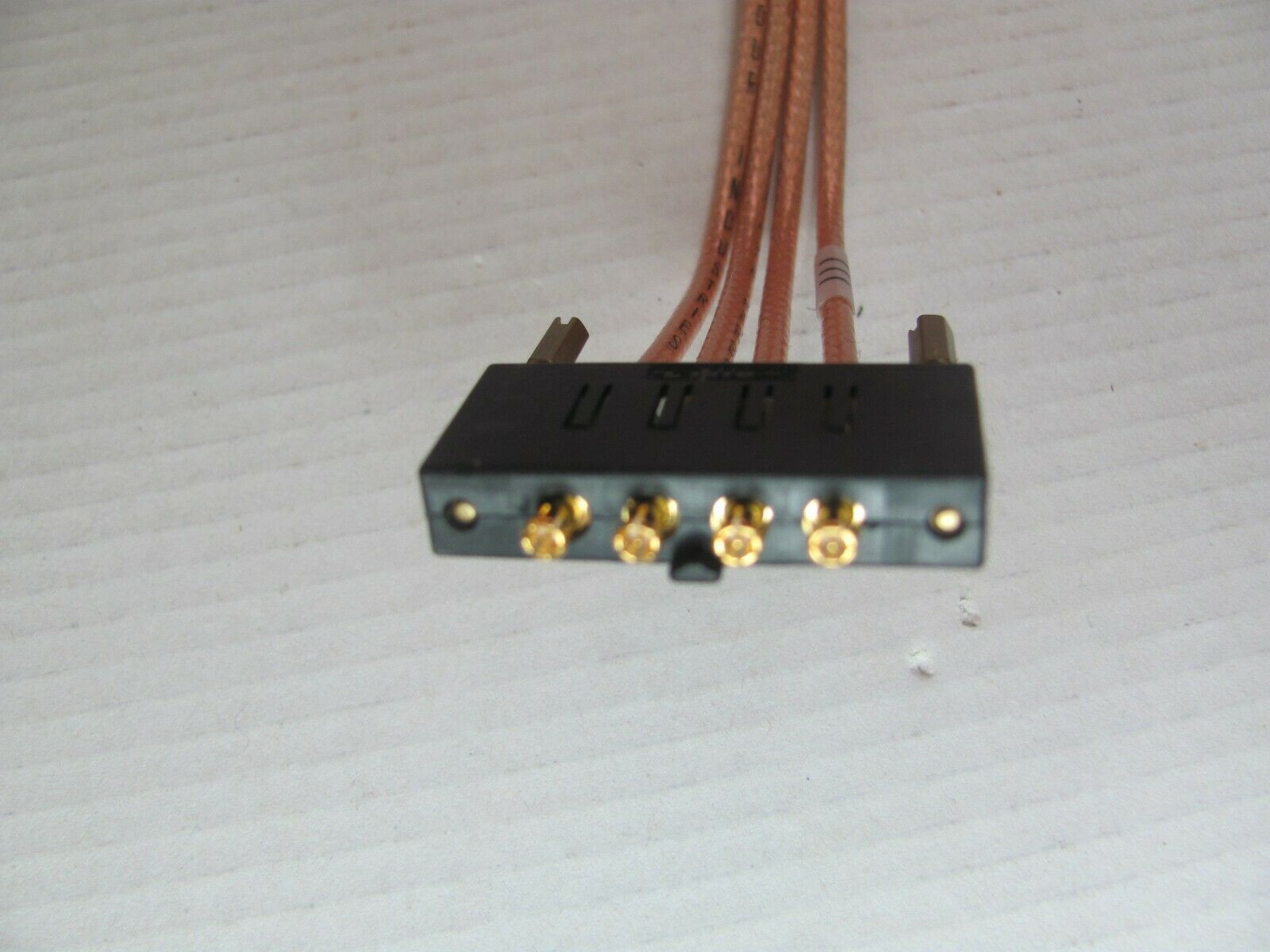 2x Samtec  Male MMCX to Female SMA Coaxial Cable Assembly, 100Cm Length, RG-316 - Fresh Stock Dated October 2025