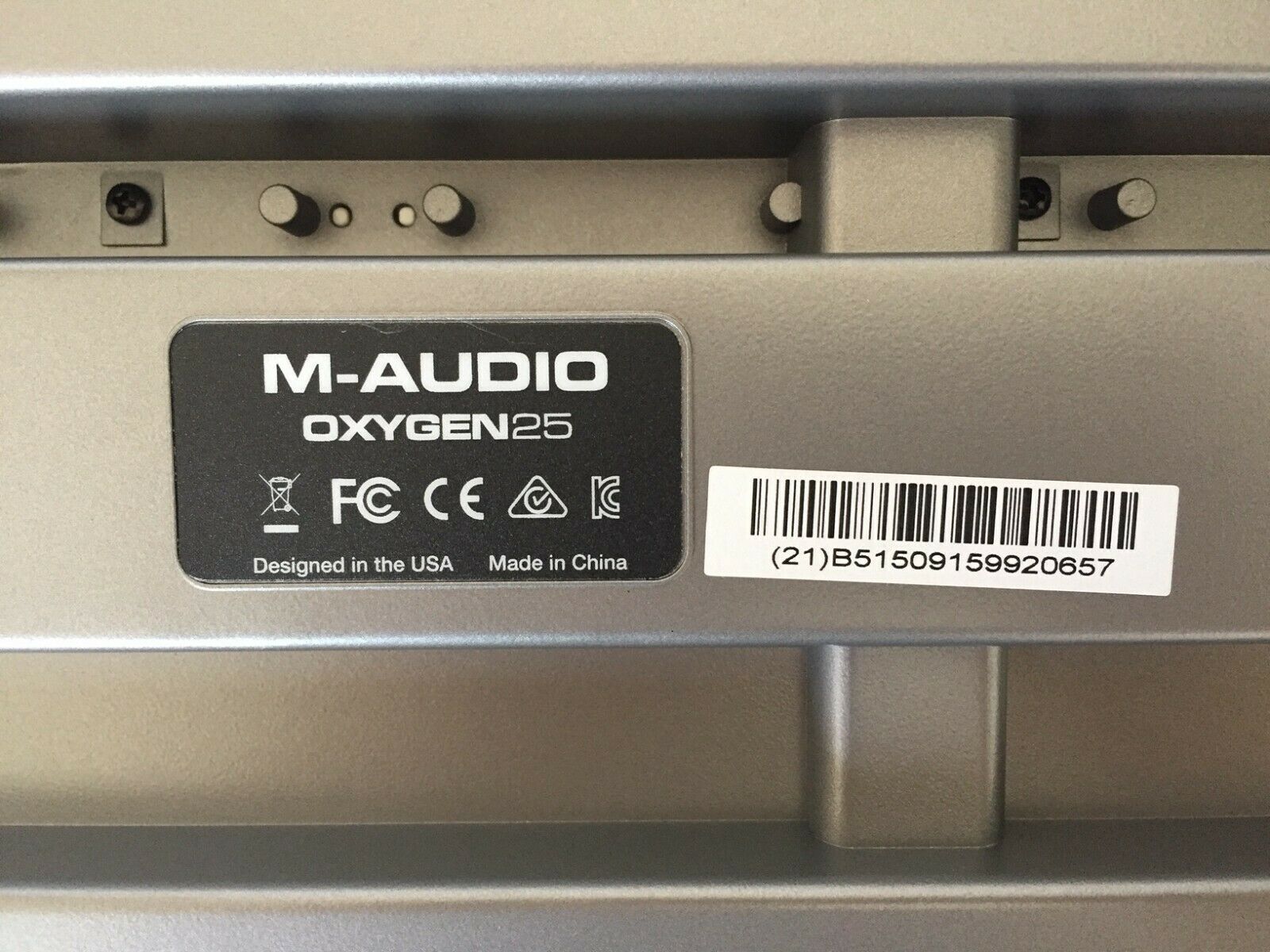 M-Audio Oxygen 25 - USB MIDI Keyboard Controller Excellent! - Fresh Stock Dated October 2025