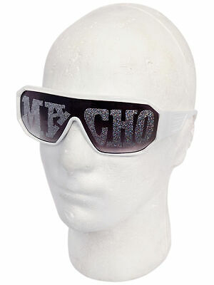 Macho Man White Macho Sunglasses Randy Savage Costume Wrestler Party WWF Glasses - Fresh Stock Dated October 2025