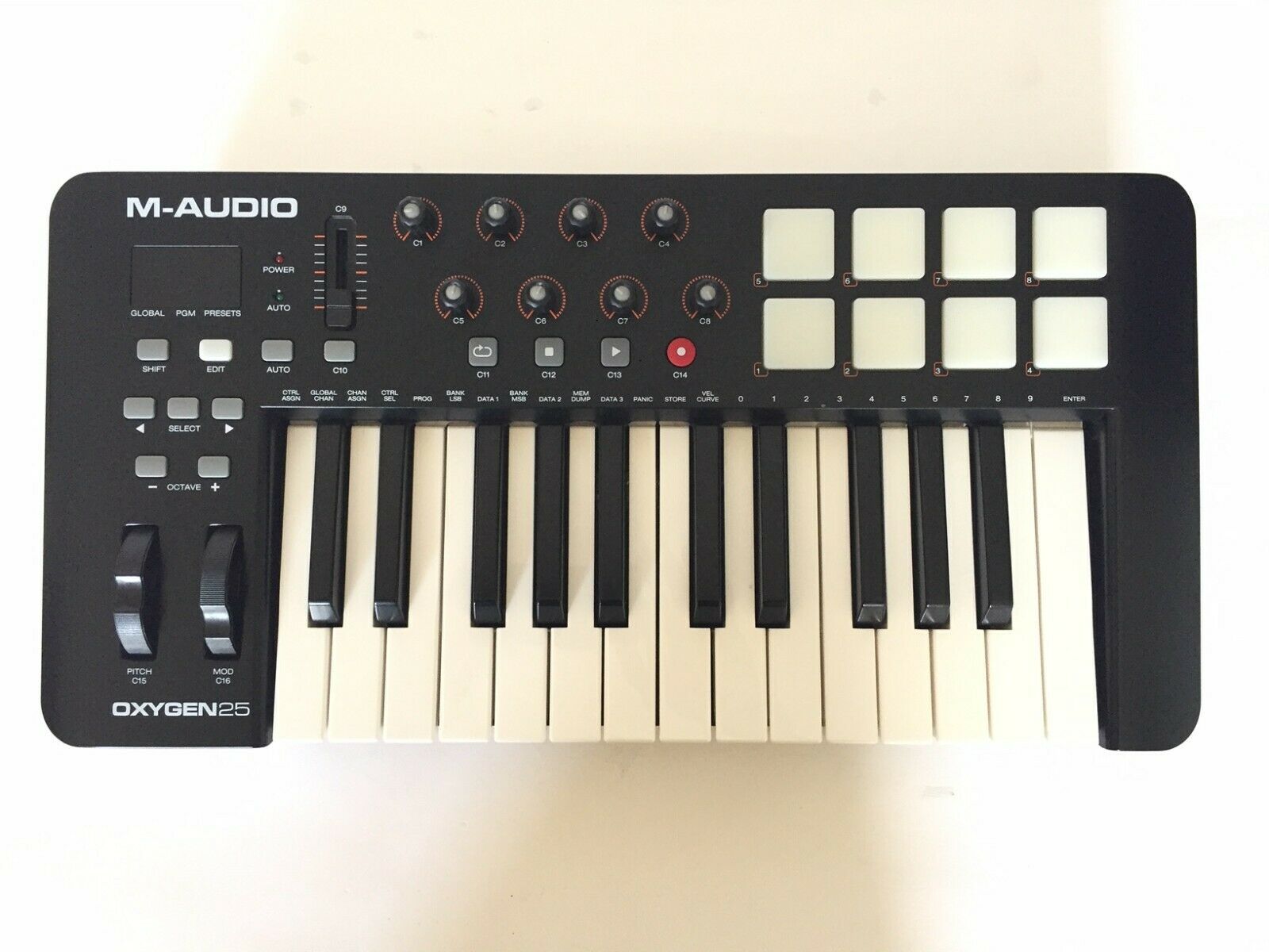 M-Audio Oxygen 25 - USB MIDI Keyboard Controller Excellent! - Fresh Stock Dated October 2025