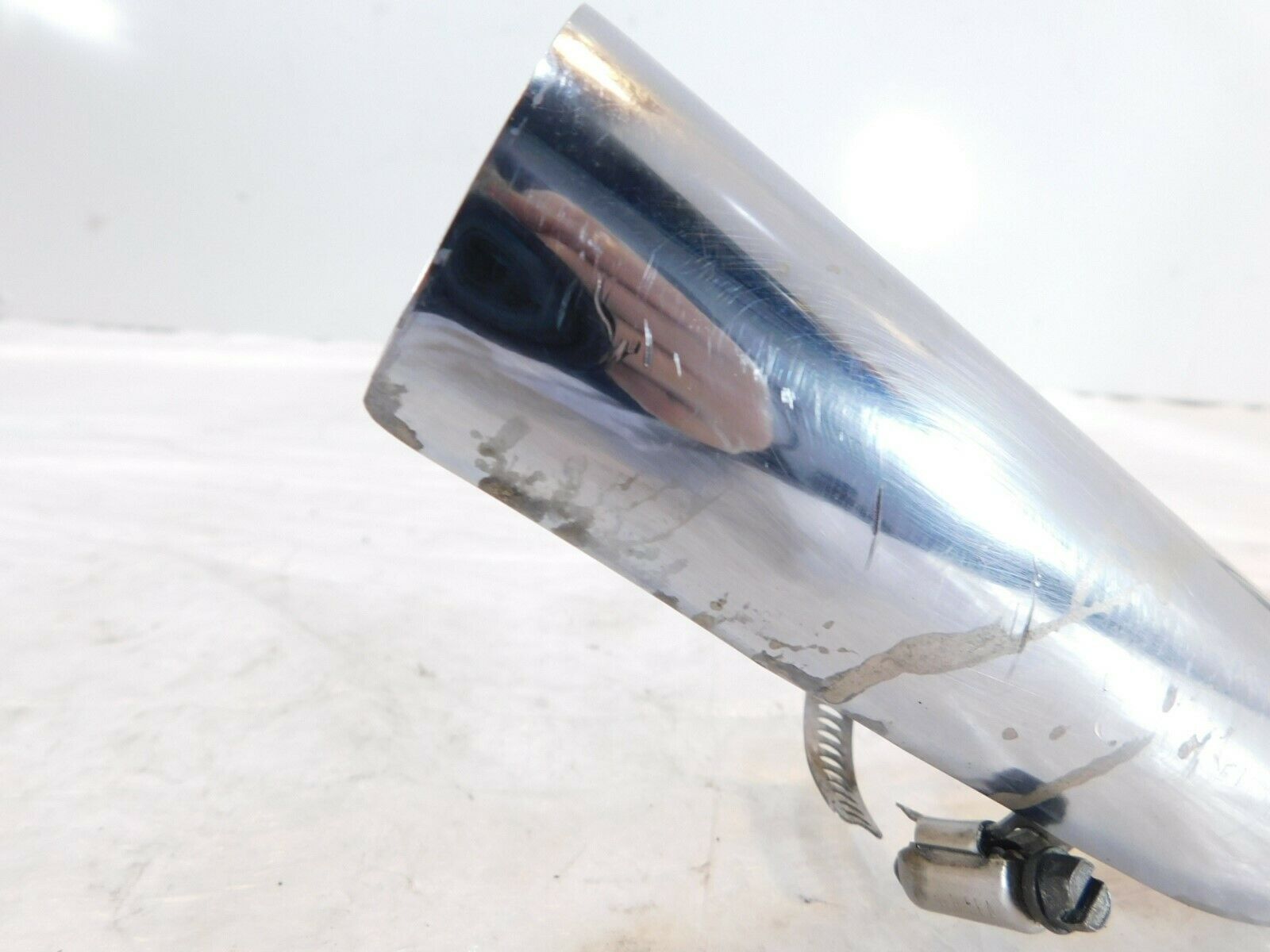 Harley Davidson FXD Dyna Chrome Rear Exhaust Header Pipe Heat Shield Cover - Fresh Stock Dated October 2025