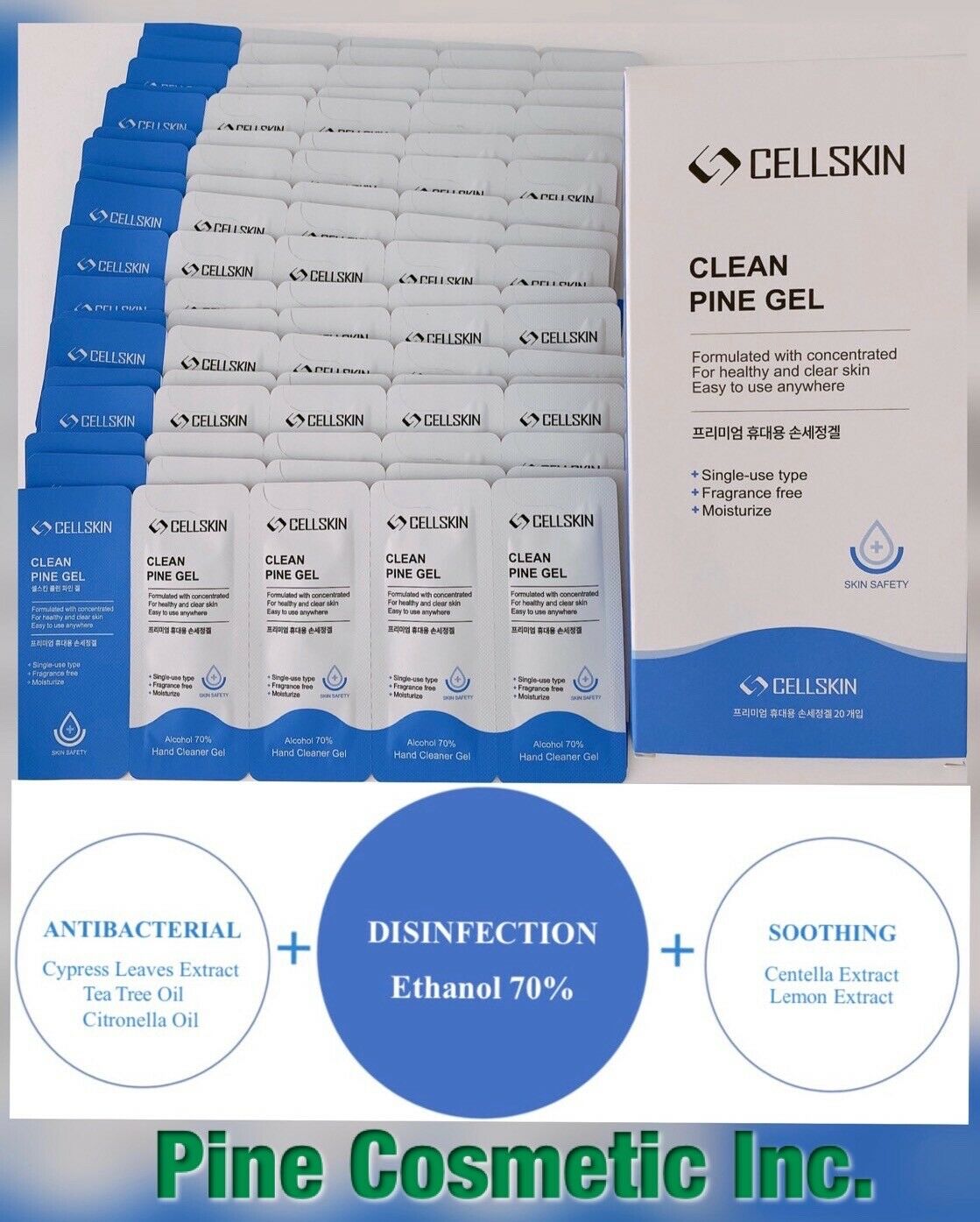Travel Size Hand Sanitizer Packet Kill Germs Disinfectant Moisturizing 70% ALC - Fresh Stock Dated October 2025