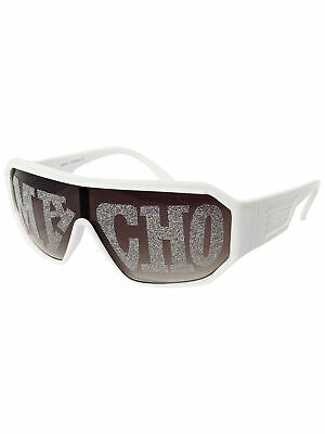 Macho Man White Macho Sunglasses Randy Savage Costume Wrestler Party WWF Glasses - Fresh Stock Dated October 2025