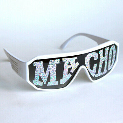 Macho Man White Macho Sunglasses Randy Savage Costume Wrestler Party WWF Glasses - Fresh Stock Dated October 2025