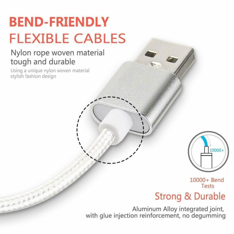 Android Charger Micro USB Cable 2Pack 6FT Fast Charging Cord for Samsung... - Fresh Stock Dated October 2025