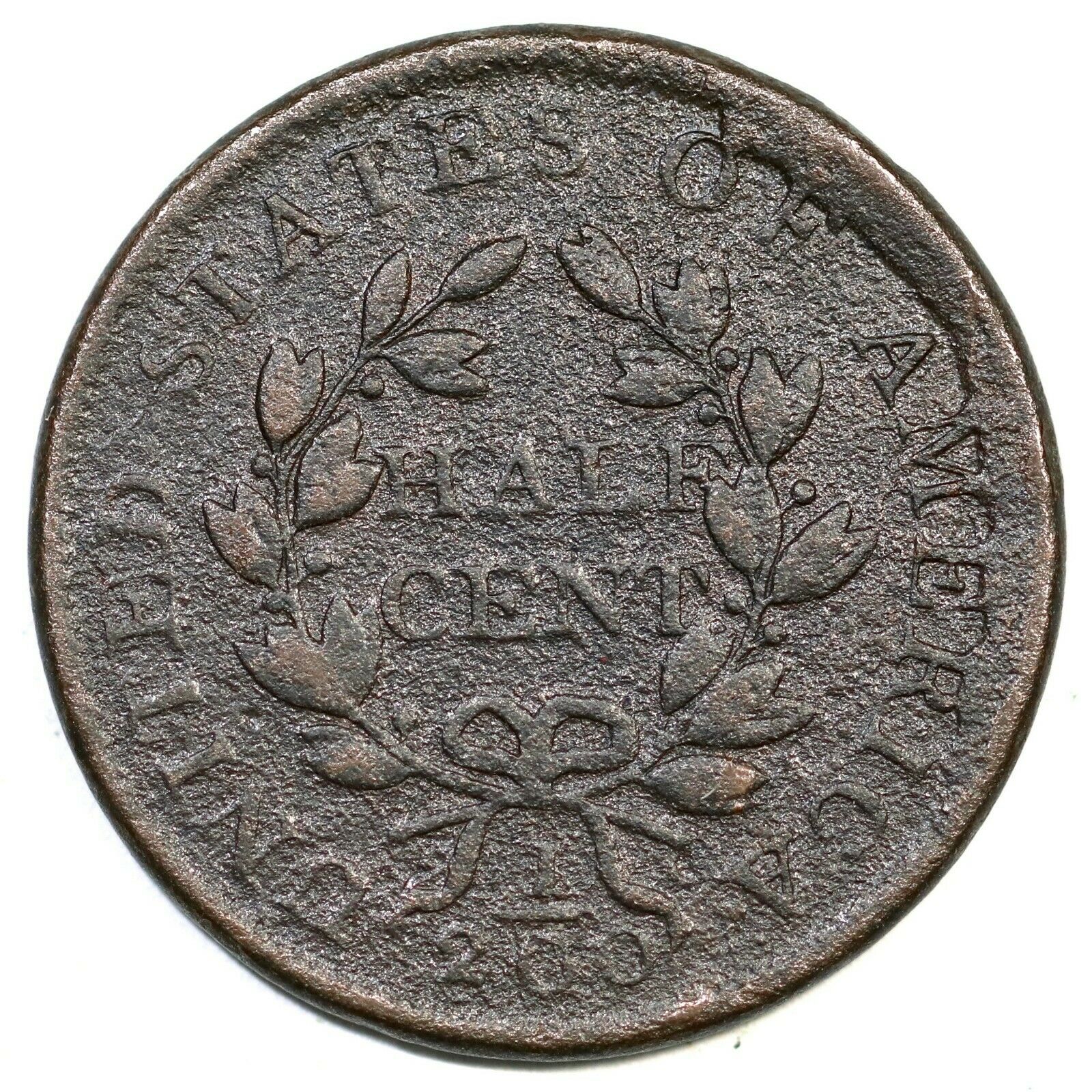 1804 C-7 R-4 Draped Bust Half Cent Coin 1/2c - Fresh Stock Dated October 2025