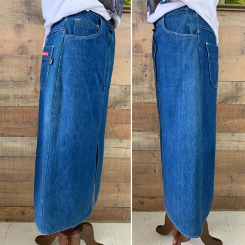 Vintage 1980's Sasson Women's Small Denim Jean Pencil Skirt - Fresh Stock Dated October 2025