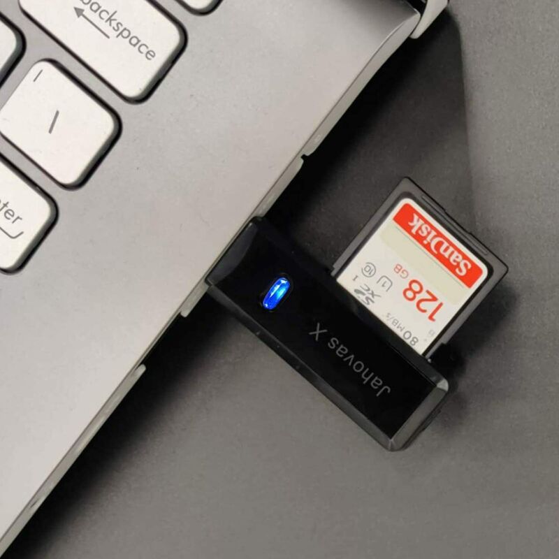 USB 3.0 SD Card Reader for PC, Laptop, Mac, (Black) - Fresh Stock Dated October 2025